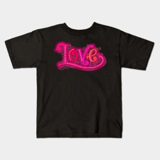 Love lettering Kids T-Shirt